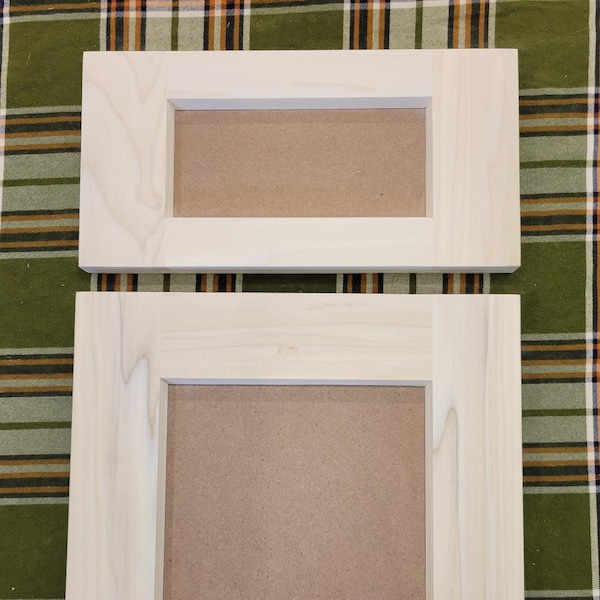 Shaker Style Cabinet Door: Unfinished, any size made to order