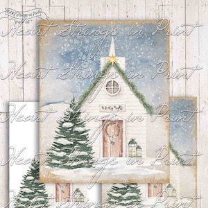 O Holy Night Printable, 8x10 Christmas Sign, Farmhouse Print, Winter Folk Art, Instant Digital Download #1678