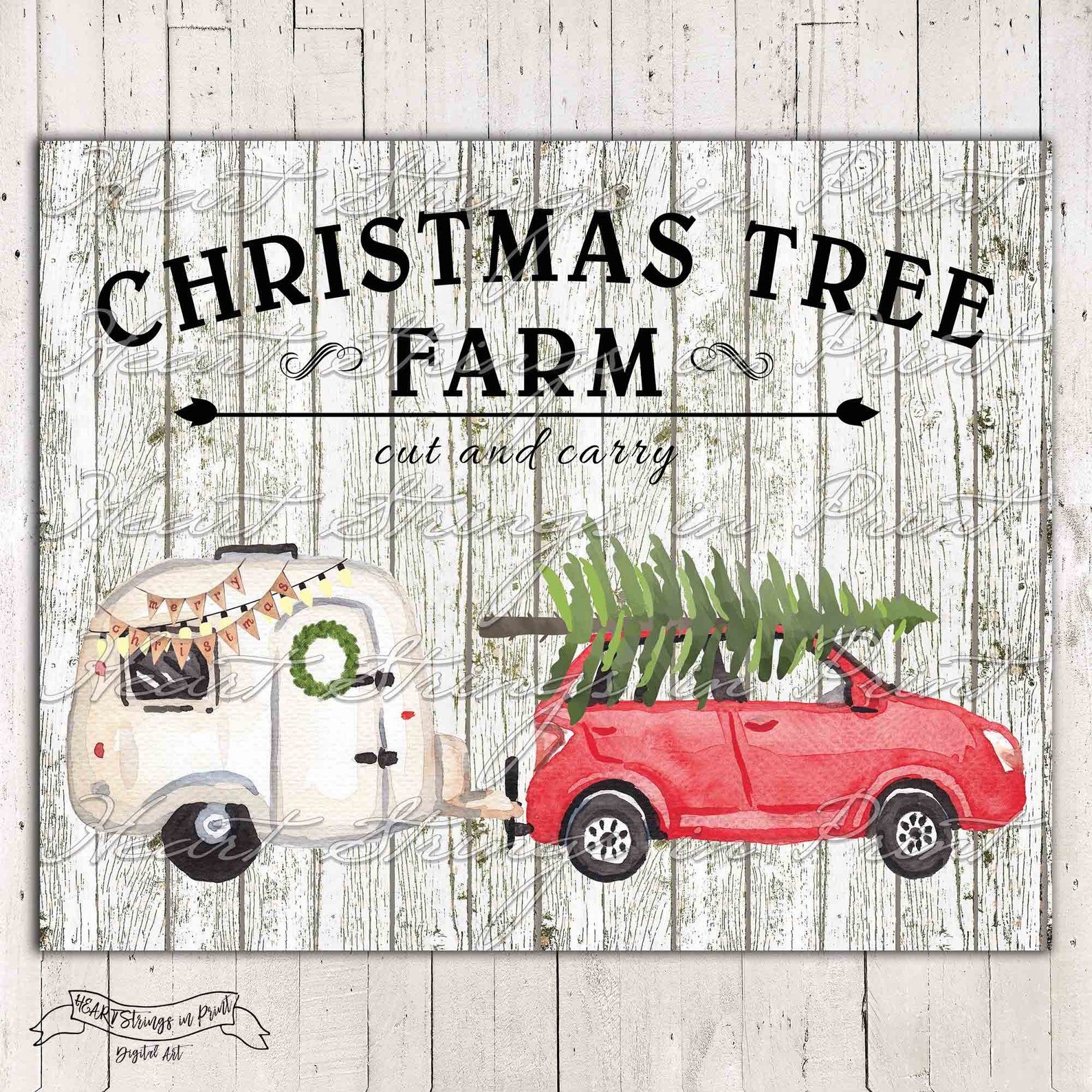 christmas-tree-farm-printable-8x10-holiday-sign-primitive-etsy