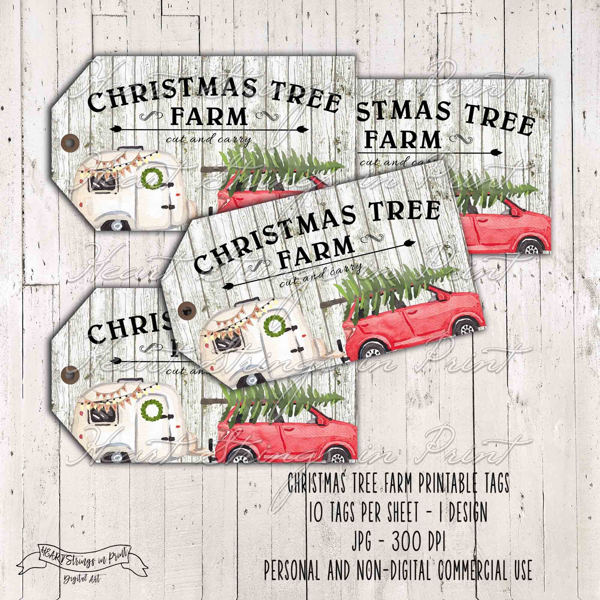 christmas-tree-farm-printable-tags-primitive-gift-tags-2x3-5-etsy