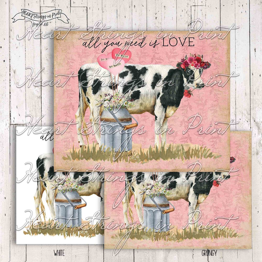 All You Need is Love Printable 8x10 Valentine Sign Farmhouse Etsy