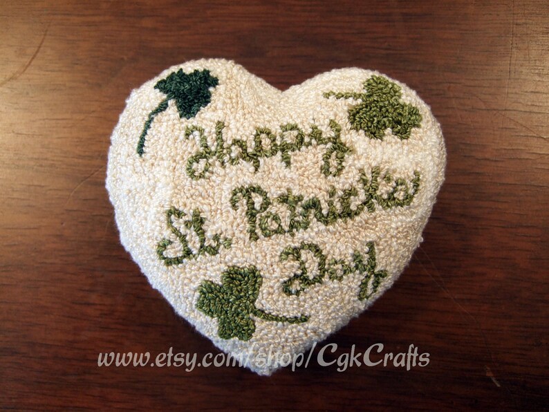 St Patrick/'s Day Punch Needle Bowl Fillers Decoration Digital Pattern