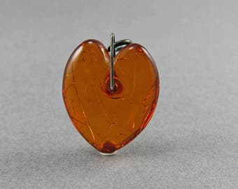 Vintage Amber Pendant Natural Amber Jewelry Real Amber Beads Baltic Amber Pendant With Silver Fittings