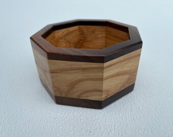 Trinket Tray, Jewelry, Keepsake, Money, Keys -Wrap Around Wood Grain-