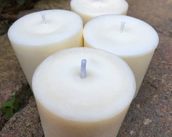 4 Soy Votive Candles - Scented, Handpoured, Clean-burning