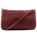 Leather bag, maroon bag, braided bag, burgundy bag, leather crossbody, maroon crossbody, clutch, burgundy clutch, maroon womens bag, bag
