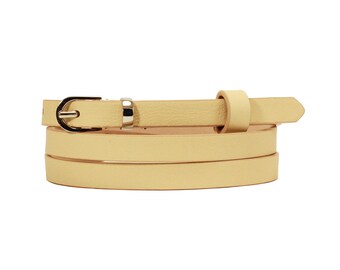 Nude Belt Tooled Beige Leather Belt Real Leather Belt Genuine Leather Belt Women/'s High Waist Belt Vintage 90/'s Stamped Leather Belt