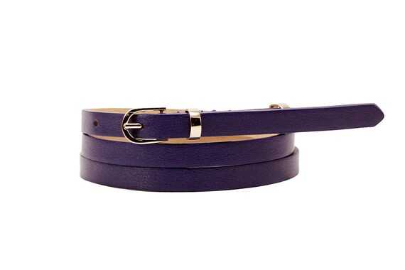 skinny womens belt