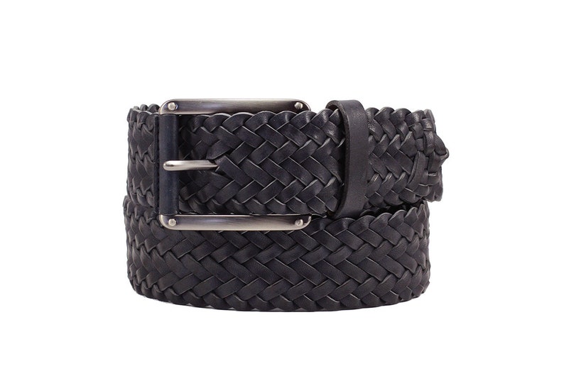 men/'s belt gift for him dark blue men/'s belt dark blue leather belt Men/'s leather belt braided belt men/'s navy belt navy leather belt