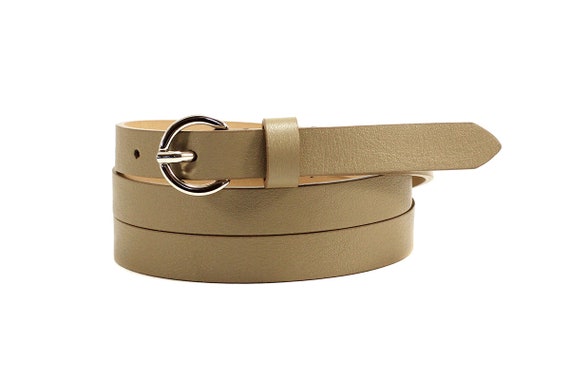 skinny womens belt