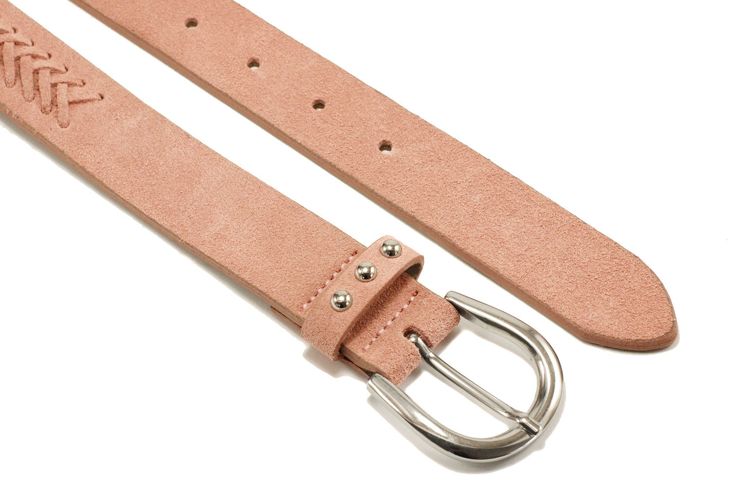 Pink suede belt pink womens belt suede belt pink suede Etsy