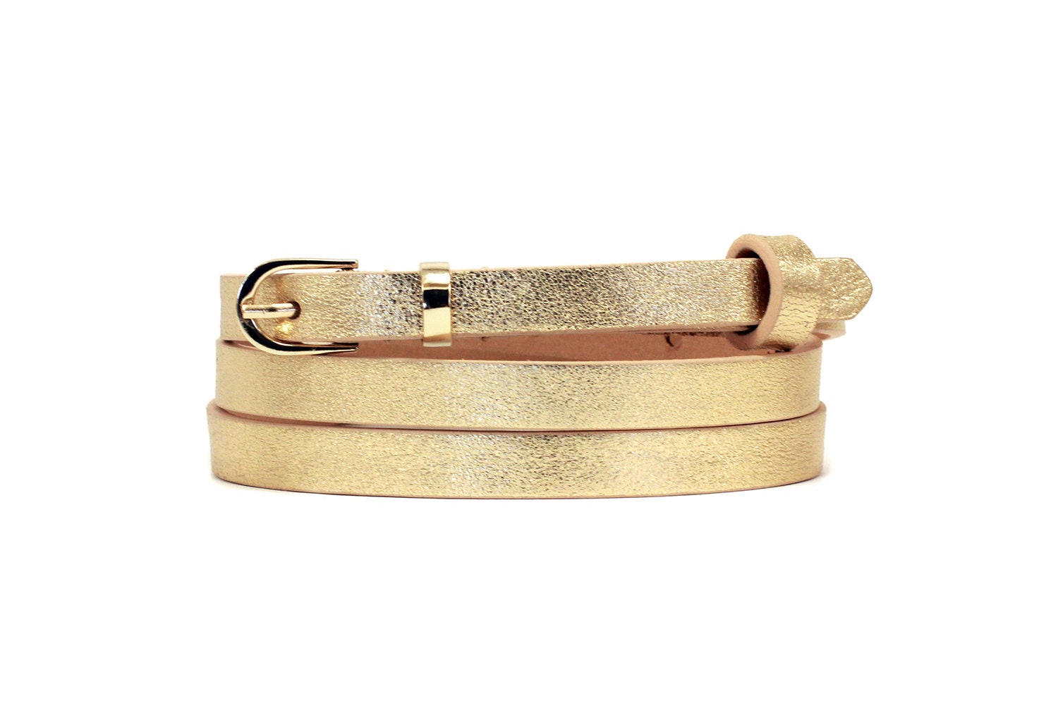Gold belt women's gold genuine leather waist belt Etsy