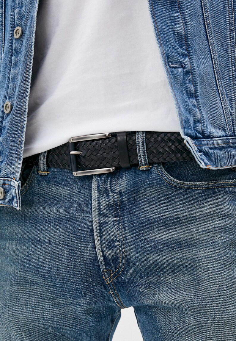men/'s belt gift for him dark blue men/'s belt dark blue leather belt Men/'s leather belt braided belt men/'s navy belt navy leather belt