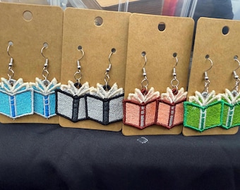Favorite Book Freestanding Lace Earrings