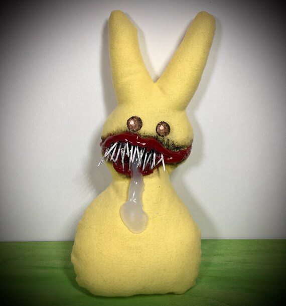3 of 3: Evil Yellow Peep Easter Bunny Spring Mayhem Babies | Etsy