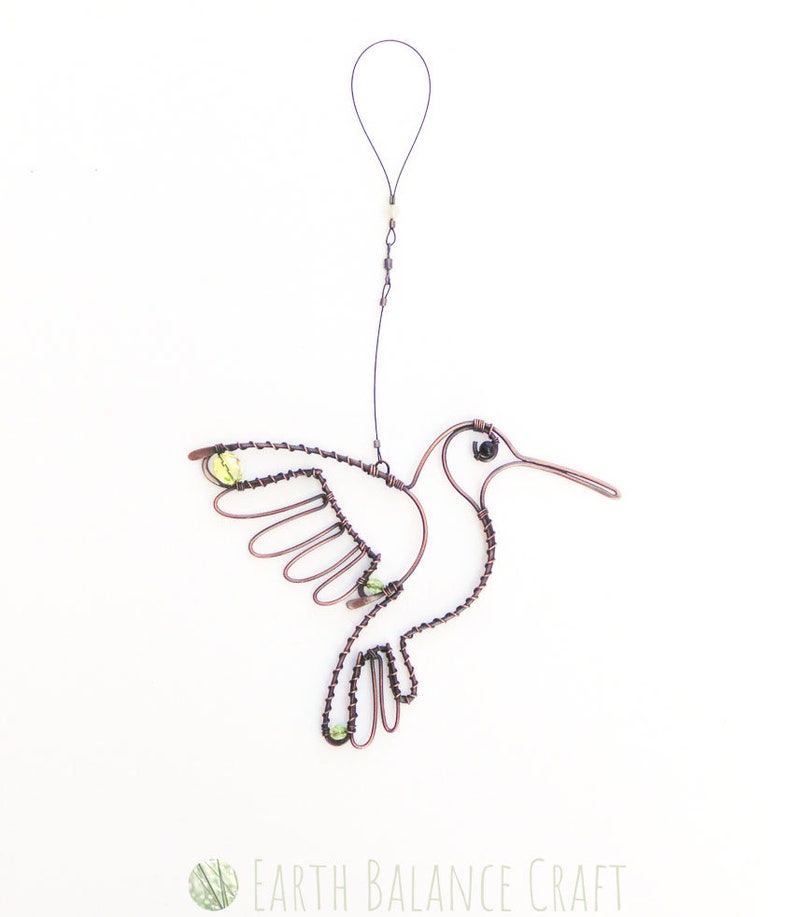 Window Hangings Hummingbird Decoration Decorative Birds Wire Hummingbirds Bird Wall Art Bird Lover Gifts