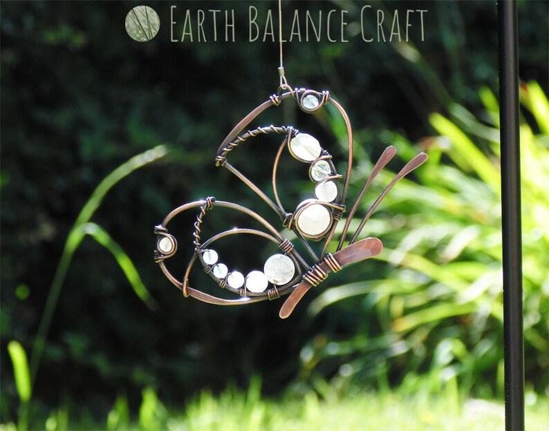 Butterfly Kit WITH TOOLS, Make Your Own, Wire Butterfly, White Gemstone