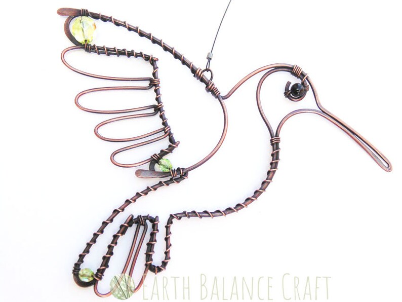 Window Hangings Hummingbird Decoration Decorative Birds Wire Hummingbirds Bird Wall Art Bird Lover Gifts