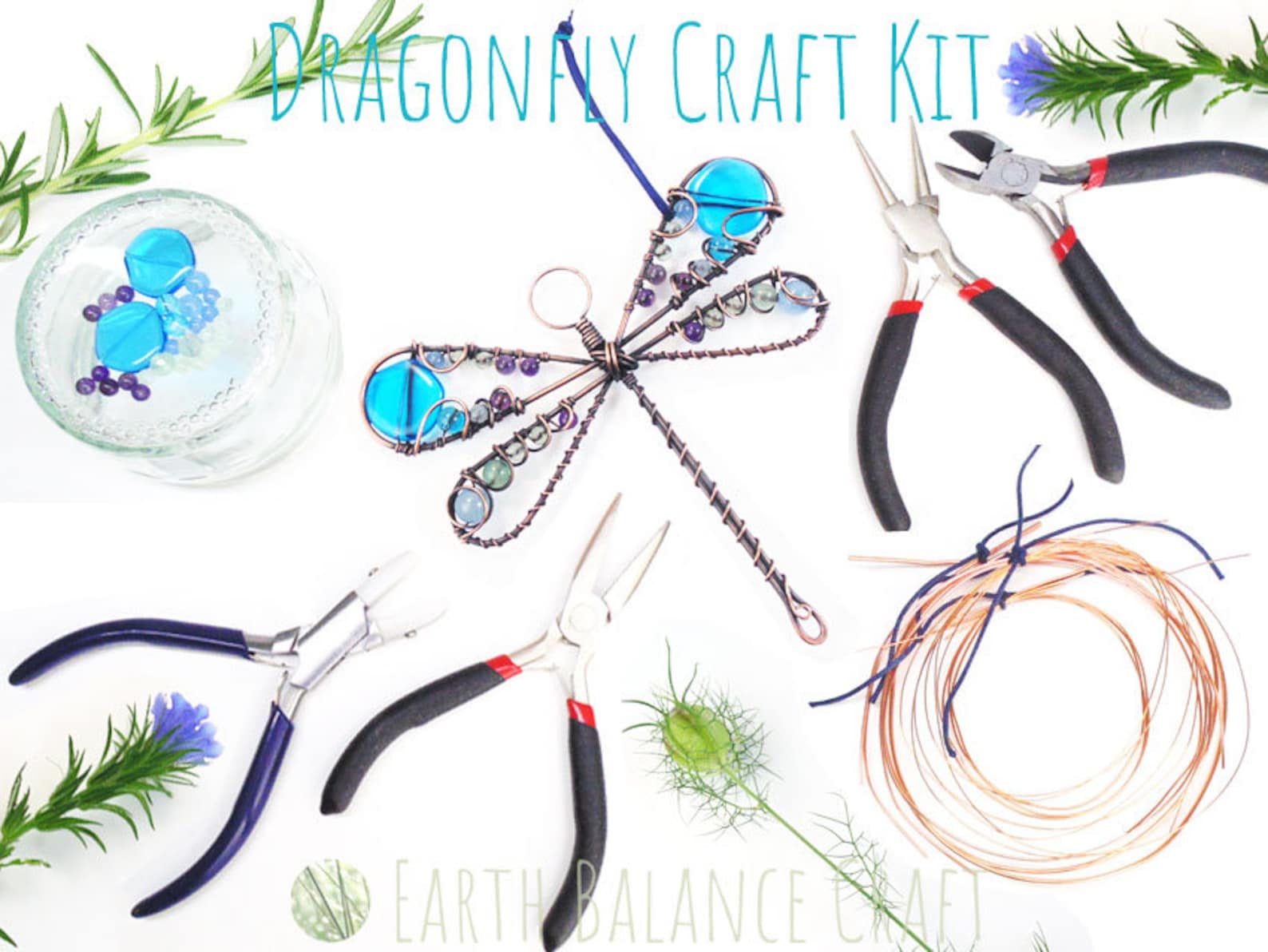 Dragonfly Kit WITH TOOLS, Suncatcher Kits, Make a Dragonfly, Hobby