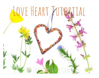 Draht-Herz-Sonnenfänger Tutorial: Verpackung aus Kupferdraht (PDF Download)