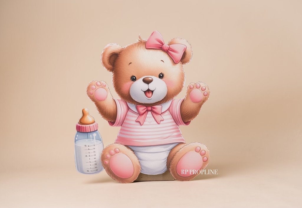 Teddy bear foam board cutout baby shower prop photo prop