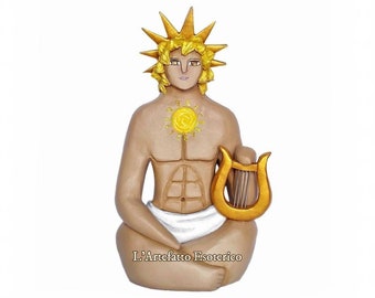 Statua Di Cernunnos - Dio Celtico Cornuto Degli Animali E Degli Inferi - In Resina, 12x8x7 Cm - Per Decorazione Casa E Giardino - copertina