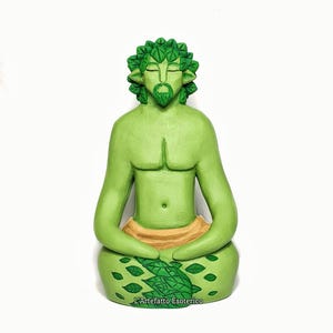 L'Homme Vert (statue, figurine), Cernunnos, dieu païen, celtique 10 cm