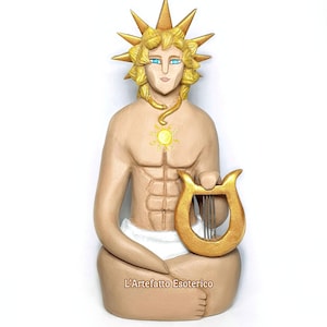 Apolo dios del Sol (estatua, estatuilla) (altura 10 cm) imagen 1