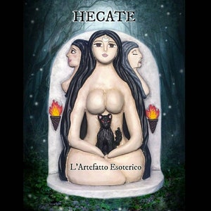 Hecate, Hekate goddess (statue, statuette, figurine) 10cm - 3,90inches