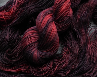 Stormy Dusk - Hand Dyed Cotton Yarn - Dyed to Order, 100g skeins -  available as Tencel, Vegan Sock, Bamboo Linen, Pima & Organic Cotton