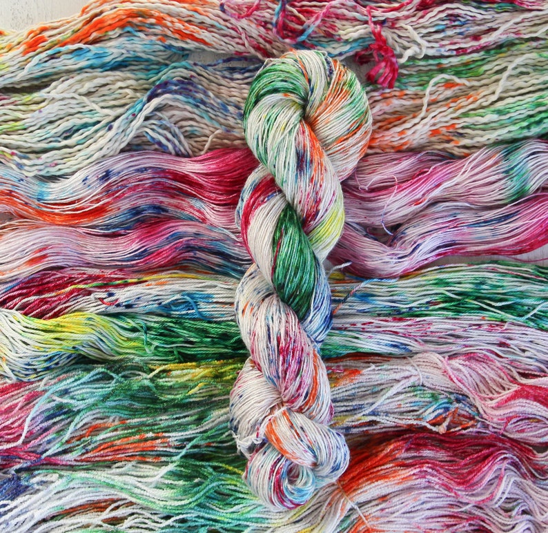 Crayon Box Dyed to Order Cotton Yarn Hand Dyed Cotton Etsy