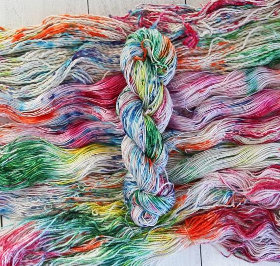 Crayon Box Dyed to Order Cotton Yarn Hand Dyed Cotton Etsy