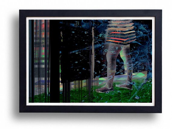 DMT Dream Art Print Graffiti Street Art Poster Contemporary Art 12"X8" inch Digital Art Drawing Original Art Gift