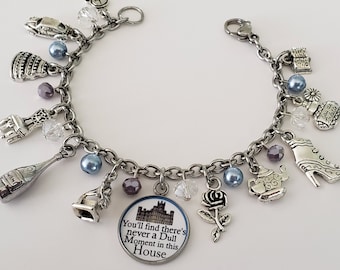 Downton Mansion inspired Jewelry, Downton Gift, Abbey Period Drama Vintage Bracelet, Downton, Downton vintage Jewelry