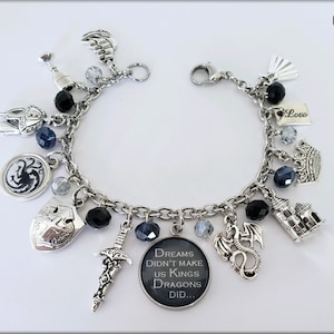 House of dragonss Jewelry, House Targar, book theme, House of big dragons, Fire Ice Book, Dragon Jewelry, Dragon House Bracelet