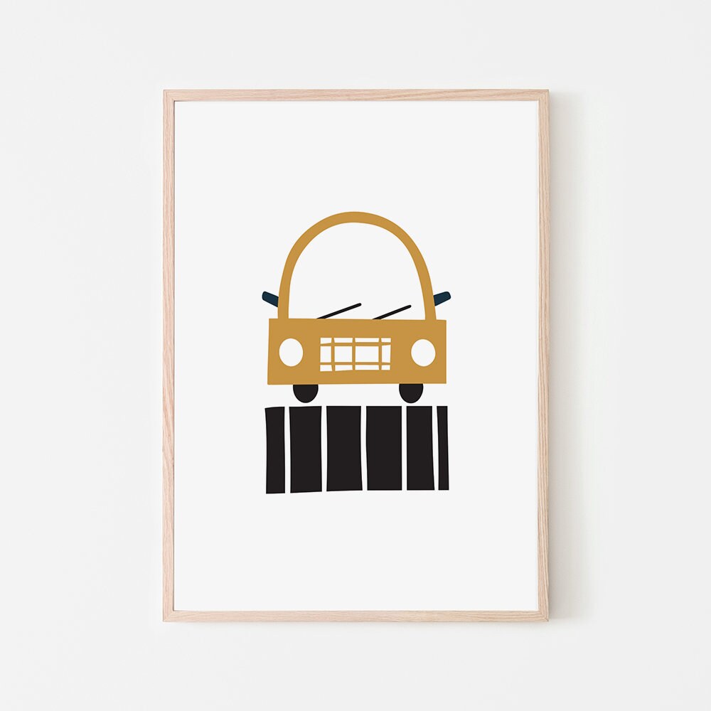 Cool Car Print Car Poster Nursery Print Nursery Decor Car Etsy