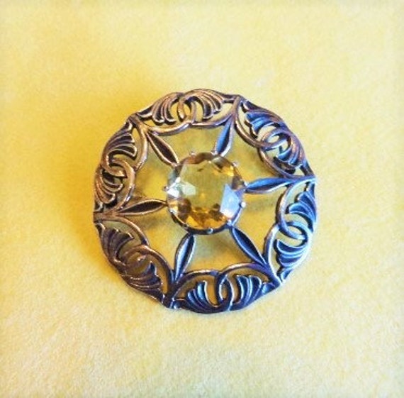 RARE IONA (177 yr. old) BROOCH - Sterling Silver … - image 3