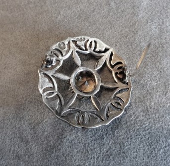 RARE IONA (177 yr. old) BROOCH - Sterling Silver … - image 6