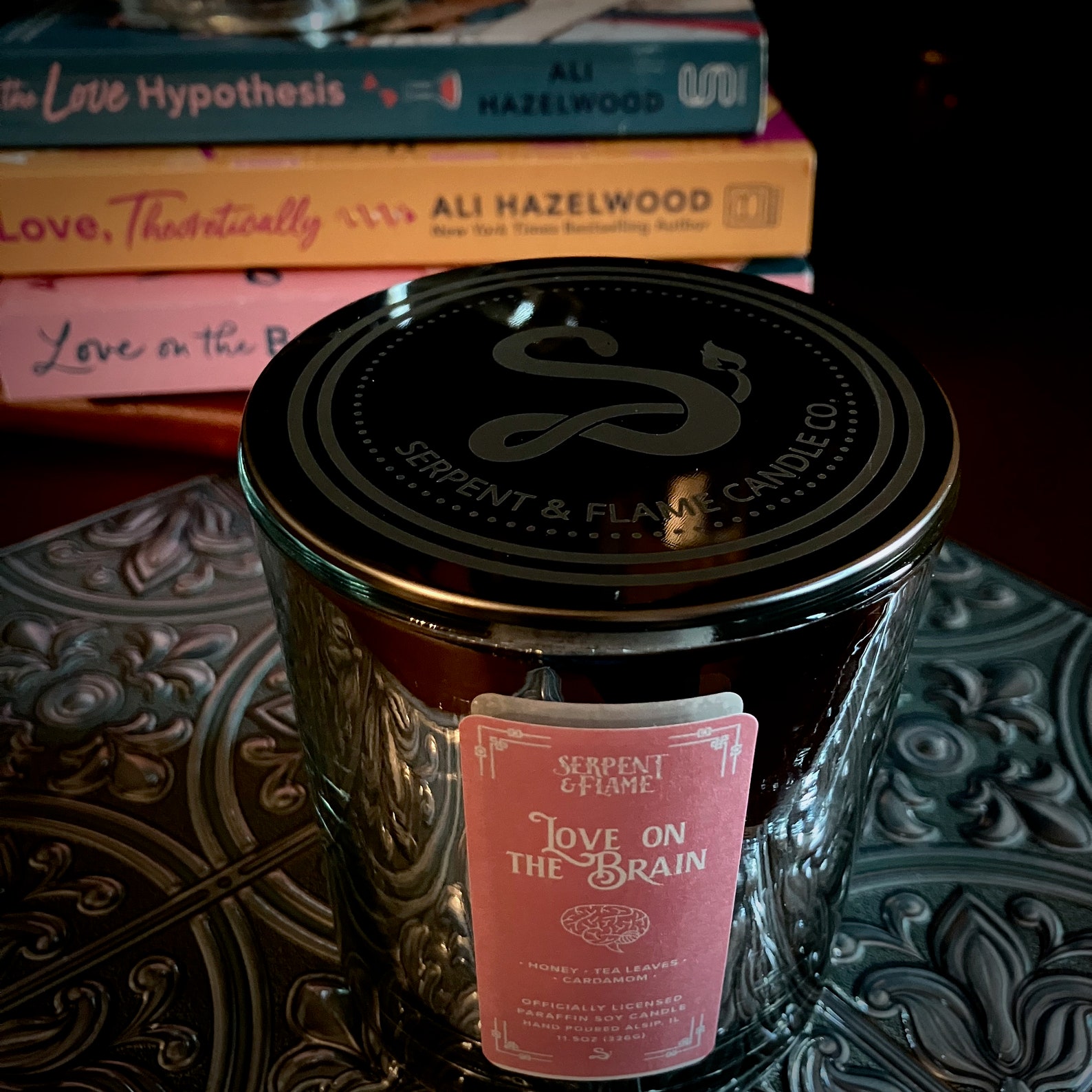 Love on the Brain, Honey Tea Cardamom Candle, Officially Licensed Ali ...