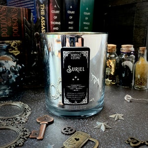 Suriel, Chamomile Tea Candle , Officially Licensed Sarah J Maas Court of Thorns and Roses ACOTAR Velaris Night Court
