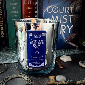 Only You Decide What Breaks You, Eucalyptus Candle , Officially Licensed Sarah J Maas Court of Thorns and Roses ACOTAR Velaris Night Court
