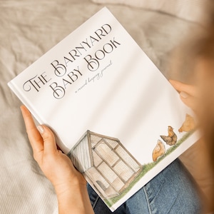 Farm Baby Book Gift for Baby First Year Book Heirloom Baby Gift New Baby Memory Book Baby Shower Gift Western Baby Book Boy Baby Photo Album