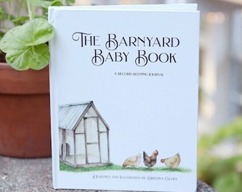 Farm Baby Book Barnyard Baby Book Best Baby Book Journal Baby Memory Book Baby Shower Gift for Mom Baby Memory Book Baby Book Journal Farm