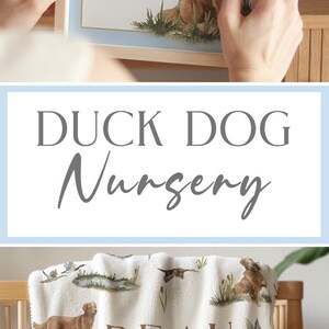 Duck Dog Nursery Decoration
