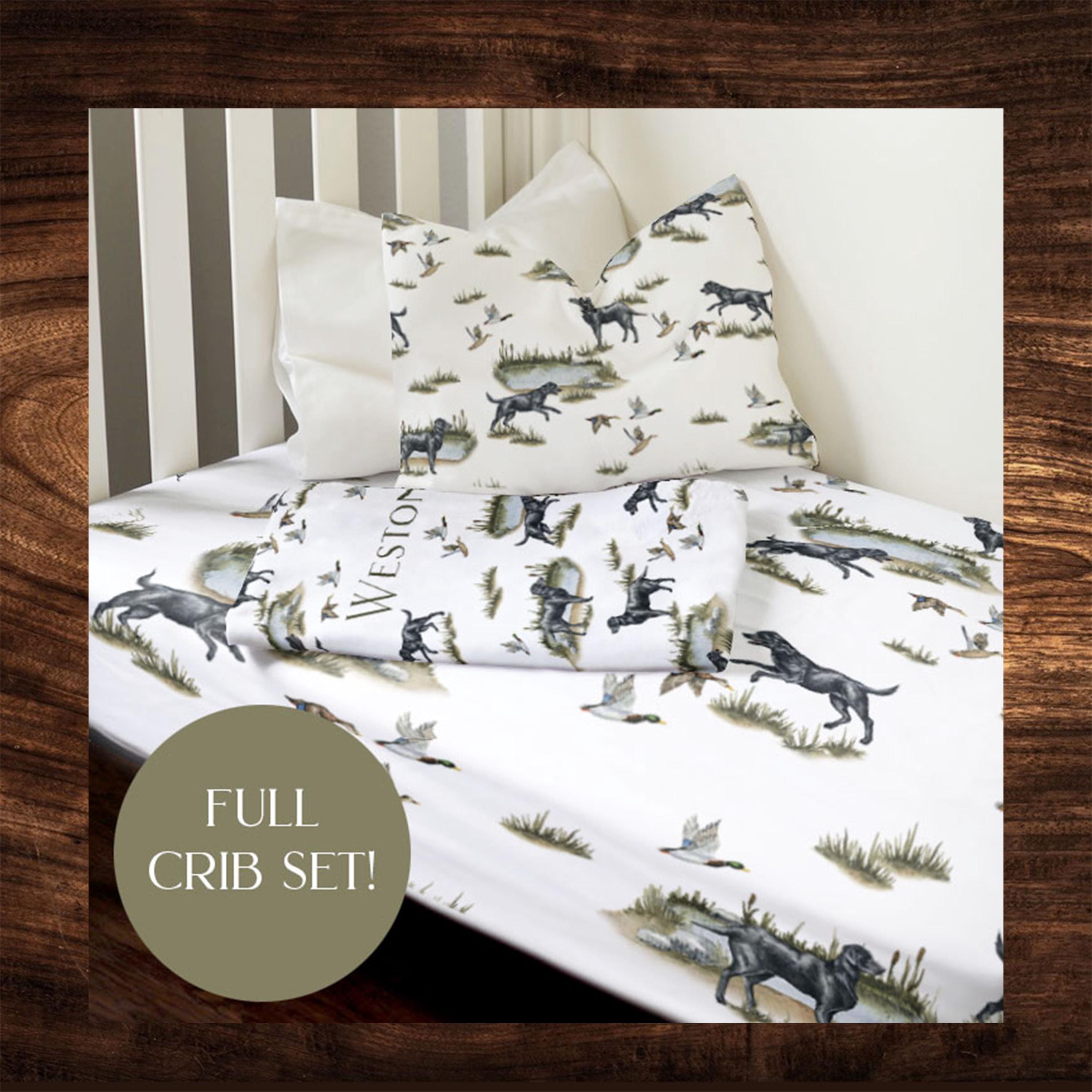 Duck Dog Blanket Boy Room Black Lab Blanket Duck Hunting Nursery