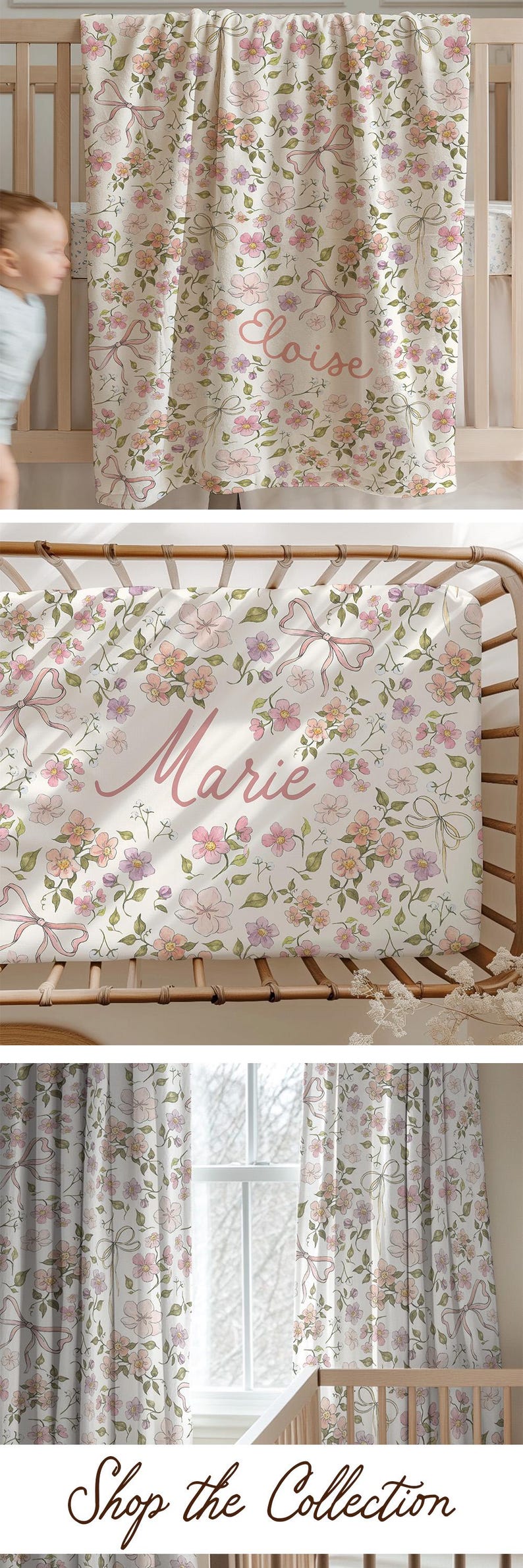 Vintage French Baby Girl Nursery