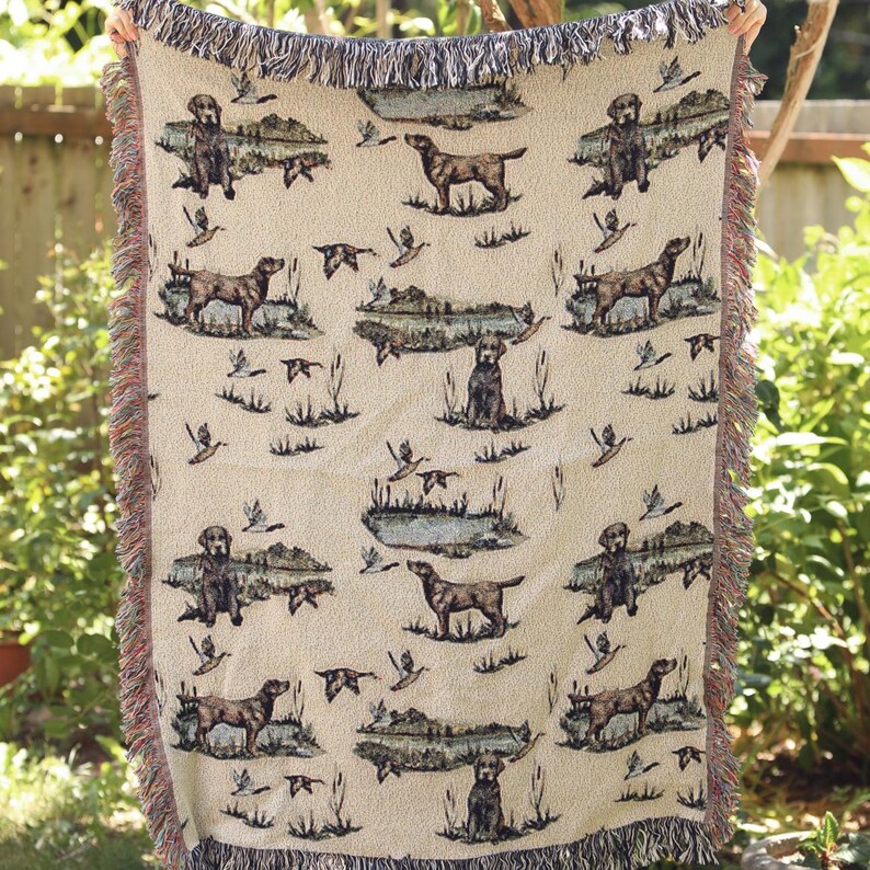 Mallard Duck Hunting Nursery Decor Labrador Baby Blanket Personalized ...