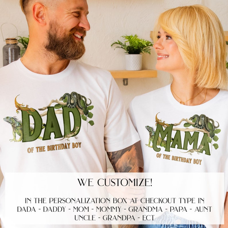 Custom Family Outfit for Reptile Theme Party
