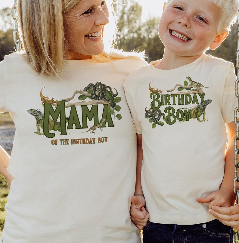 Reptile Birthday Shirt Reptile Birthday Outfit Boy