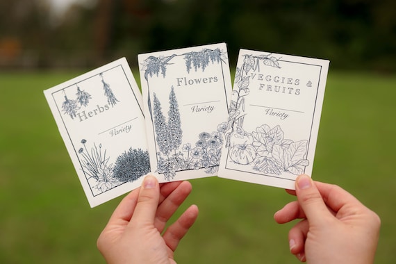 Seed packet Favor Vintage Seed Envelopes Wedding Favor Seed Packet Template Printable Seed Envelope Party Favor Seed Saving Envelope Classic